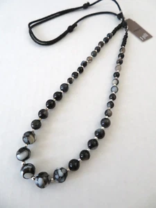 J.JILL GLASS BEAD NECKLACE 22-28" - Picture 1 of 3