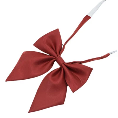 Gravata borboleta feminina cintilante sólida menina moda glitter gravata borboleta desgaste no pescoço - Imagem 1 de 4