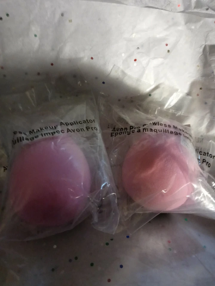 Esponja licuadora de maquillaje impecable Avon Pro rosa sellada Foto 1 de 1