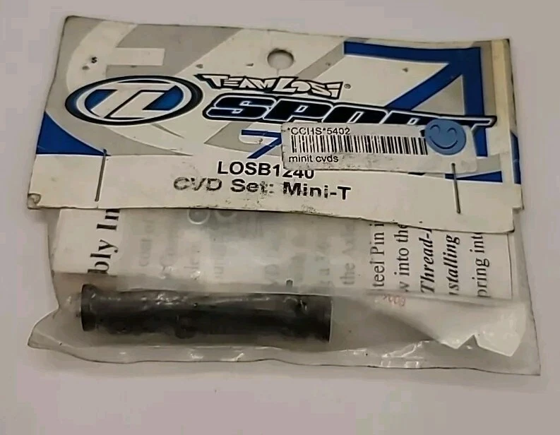 Team Losi Sport MiP CVD Set Mini-T 1.0 1/18th Scale Rc Mini T 1.0  LOSB1240 - Image 1 of 1