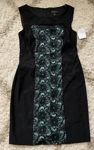 Connected Apparel Dress Size 10P NWT Black Lace Evening Cocktail Office Holiday - Picture 1 of 5