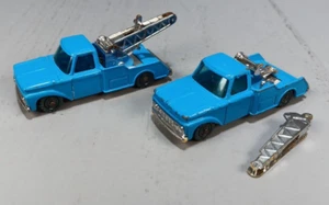 Vintage Husky Blue Ford F350 Tow Trucks Great Britain - Picture 1 of 4