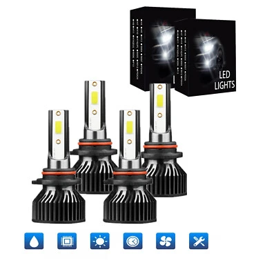 Faro LED haz alto bajo para Ford Bronco II 1990 6000K kit blanco frío brillante Foto 1 de 4