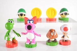 Super Mario Chess Collectors Ed. Pawn Knight Rook Replacements Yoshi Birdo Toad - Picture 1 of 5