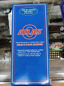 Atlas O 66071 Hand 0-54 RH Switch 3 rail Roadbed LOT OF 6 - Picture 1 of 7