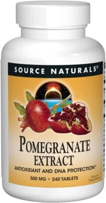 Source Naturals,  Pomegranate Extract 500mg/ serving -  240 Tablet - Image 1 of 4
