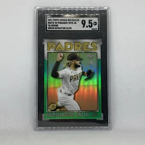 Fernando Tatis Jr. Ben Baller Refractor #D/99 2021 Topps Chrome #86TB-20 SGC 9.5 - Picture 1 of 12