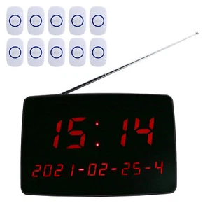 SU-620 Wireless Paging Calling System 20 Receivers Pagers Transmitter Restaurant - Photo 1 sur 24