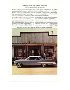 1960 CHEVROLET IMPALA FOUR-DOOR ~ ORIGINAL PRINT AD - Picture 1 of 2