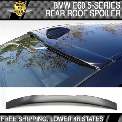 04-09 BMW E60 5-Series 525i 530i AC-S Style ABS Rear Roof Spoiler Wing - Image 1 of 3