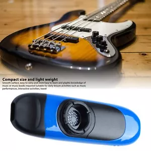 Electric Kazoo 11cm Professional Resin Small Portable Kazoo Set with Pickup Blue - Picture 1 of 22