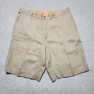 Pantalones Cortos Tommy Bahama Para Hombre 36 Chino Lino 10" Frente Plano - Imagen 1 de 11
