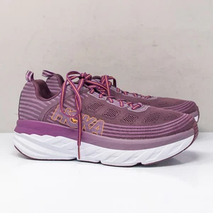 Hoka One Bondi 6 Arctic Dusk/Grape Juice Purple Running Shoes, Women's 11 - Picture 1 of 6