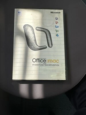 MICROSOFT OFFICE MAC 2004 HOME & STUDENT AND TEACHER EDITION WITH KEYS - Image 1 of 3