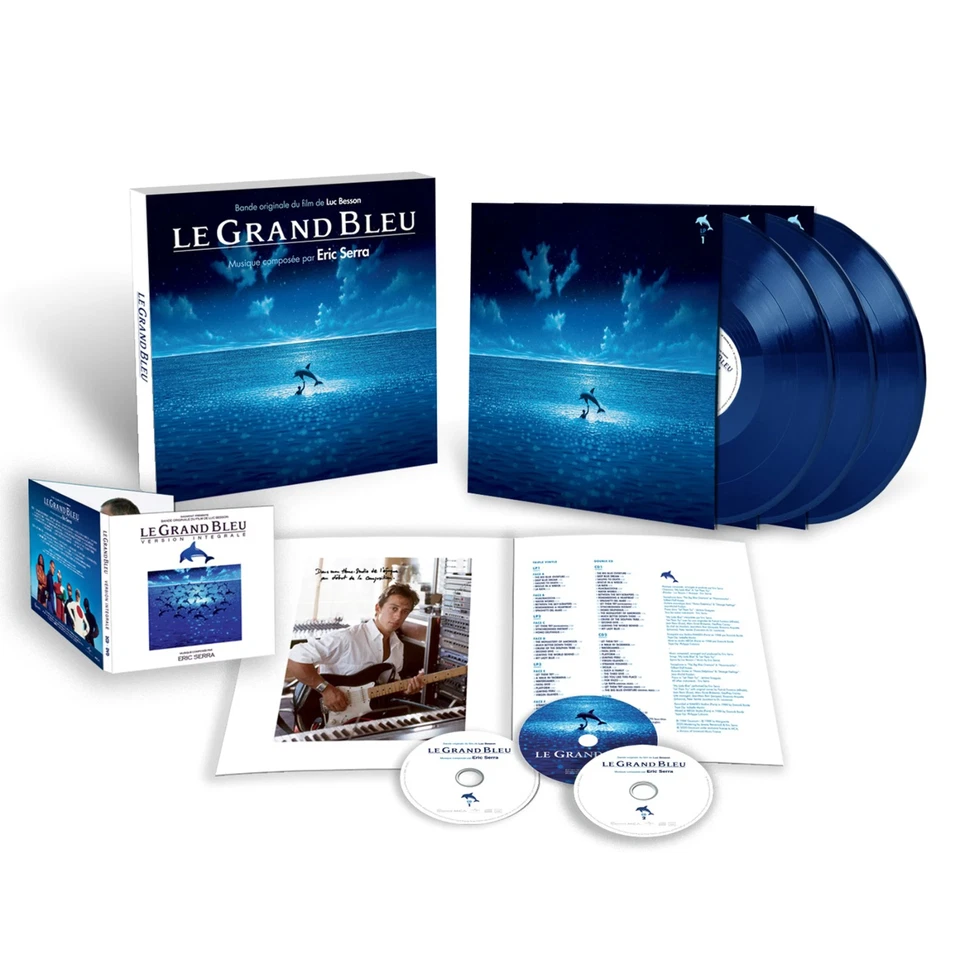 6 Disc Deluxe Box set Eric Serra Le Grand Bleu Triple LP CD X 2 + DVD New sealed - Image 1 of 1