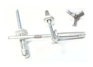 Mill 3/16" Small Head Tri-Fold Exploding Aluminum Mandrel Pop Rivets 100 pack - Picture 1 of 1