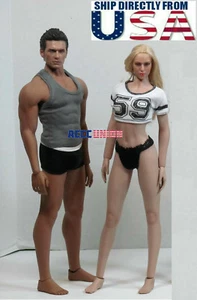 PHICEN TBLeague 1/6 Scale Steel Skeleton SEAMLESS Figure Body Doll Set U.S.A. - Picture 1 of 3