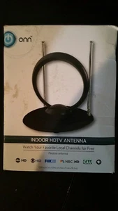 RELOJ ONN Interior HDTV Antena Pasiva FM UHF VHF HD CANALES GRATUITOS OFICINA HOGAR - Imagen 1 de 2