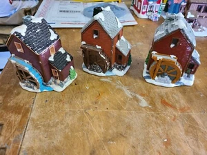 California Creations #SE168 "Old Mill" Painted Plaster Building - Picture 1 of 6