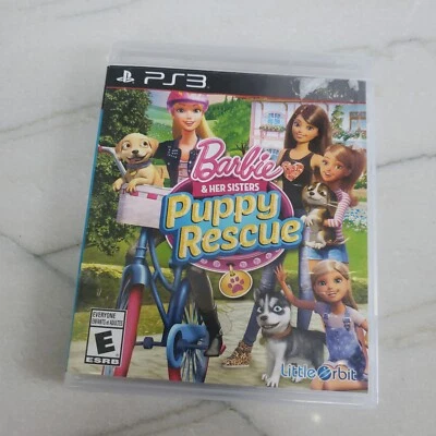 Barbie and Her Sisters Puppy Rescue (Sony PlayStation 3, 2015) PS3 NO Manual - Image 1 of 3