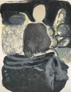 Vintage Lithograph – Paul Guiramand (1926–2007) – Abstract Figure - Picture 1 of 8