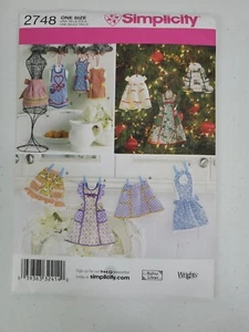 Simplicity 2748 Sewing Pattern Apron Ornaments New Uncut Great for Gifts - Picture 1 of 5