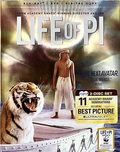 Life Of Pi - Blu-ray + DVD + Digital Copy - Brand New Factory Sealed - - Picture 1 of 1