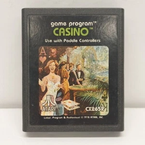 CASINO (Atari 2600) Cartridge Only - Tested & Working Free Shipping - Picture 1 of 6
