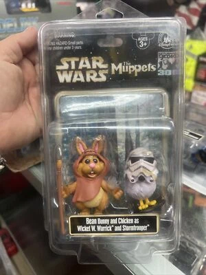 Star Wars The Muppets Bean Bunny/Chicken as Wicket W. Warrick/Stormtrooper Foto 1 de 2