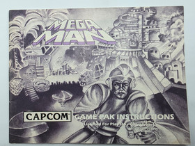 Mega Man Instruction Manual Booklet Only Nintendo NES