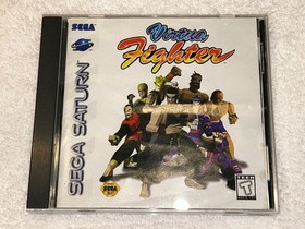 Virtua Fighter (Sega Saturn, 1995) Not For Resale Complete w Poster Manual EX