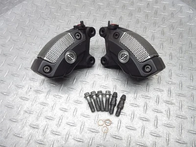 Harley Road Glide 2012 FLTRU pinza de freno delantera izquierda derecha juego de pares con pastillas Foto 1 de 4