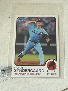 2022 Topps Heritage High Number Noah Syndergaard 56/100 Mini Parallel #670 - Picture 1 of 2