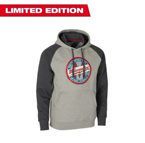 Sudadera con Capucha de Trabajo Milwaukee Edición Limitada 100 Aniversario 1924 - 2X Logo Gris - Imagen 1 de 5