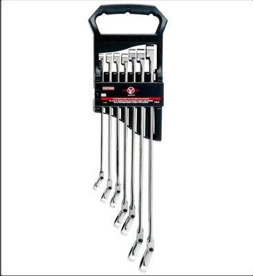 CRAFTSMAN V-SERIES XXL Ratcheting Flex Head 7 Piece Wrench Set SAE  (CMMT87400V) - Image 1 of 4