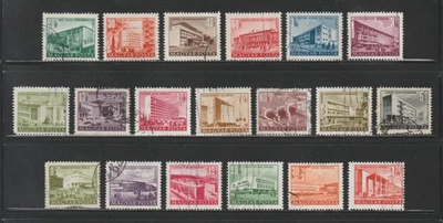 Hungary, 1951-53, Used, Scott #s 962 | 1056A, Hungarian Architecture - Image 1 of 2