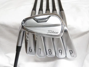 Used LH Titleist T200 Iron Set 6-PW, 48* KBS TGI 80g Stiff Flex Graphite Shafts - Picture 1 of 8