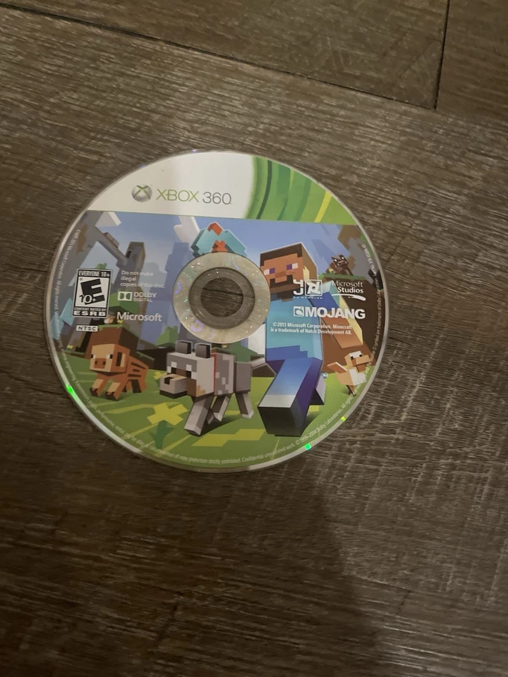 Minecraft Xbox 360 Console Edition Disc Only - Image 1 of 1