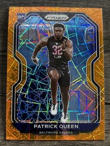 2020 Panini Prizm - Rookie Patrick Queen #381 Lazer Prizm (RC) - Picture 1 of 2