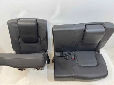 Fits 2018 - 2020 INFINITI QX80 Complete Back 3rd Row Seat Black Leather OEM Foto 1 de 4