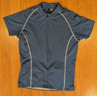 Camiseta deportiva para mujer Smartwool manga corta bolsillos bicicleta ciclismo azul - M Foto 1 de 4