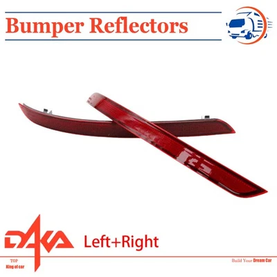 Reflector de parachoques trasero lente roja ABS para Mercedes Benz W166 ML350 ML400 2012-2015 Foto 1 de 4