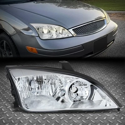 Faro delantero derecho cromado para pasajero estilo OE Ford Focus 05-07 Foto 1 de 4