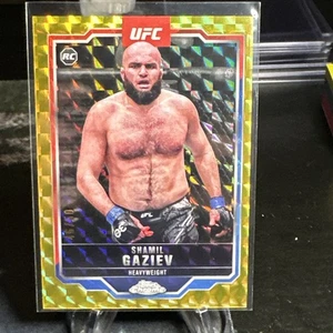 Shamil Gaziev 2025 Topps cromo UFC ROOKIE ORO GEOMÉTRICO RC/50 - Imagen 1 de 2