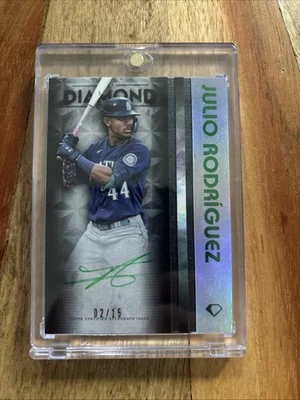2023 Julio Rodriguez Diamond Icons Auto /15🔥🔥🔥 - Image 1 of 2