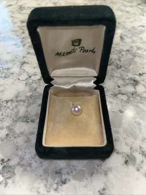 Mikimoto Pearl Tie Tack - Image 1 of 2