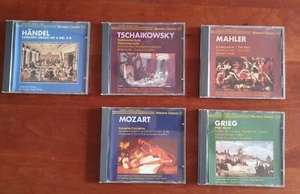Masters Classic 5 CD's Mahler Grieg Tschaikowsky, Händel Mozart CD Sammlung - Bild 1 von 2