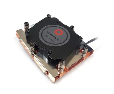 Dynatron AMD® Genoa® Processor Socket SP5 Copper 1U Active CPU Cooling, J5 - Image 1 of 2