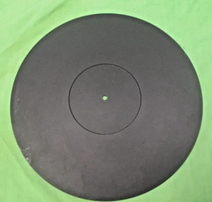 DUAL 505-3 TURNTABLE PLATTER MAT ABOUT 11" IN DIAMETER PHOTOS OF TOP & BOTTOM - Picture 1 of 2