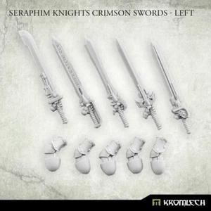 Kromlech Seraphim Knights Crimson Swords - Left (5) New - Picture 1 of 1